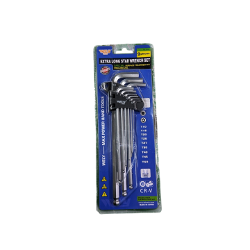 WELY EXTRA LONG STAR WRENCH SET