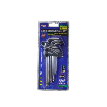 WELY LONG STAR WRENCH SET (INCHES)