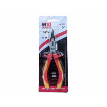 M10 6" 1000V INSULATED LONG NOSE PLIER(LV-160)